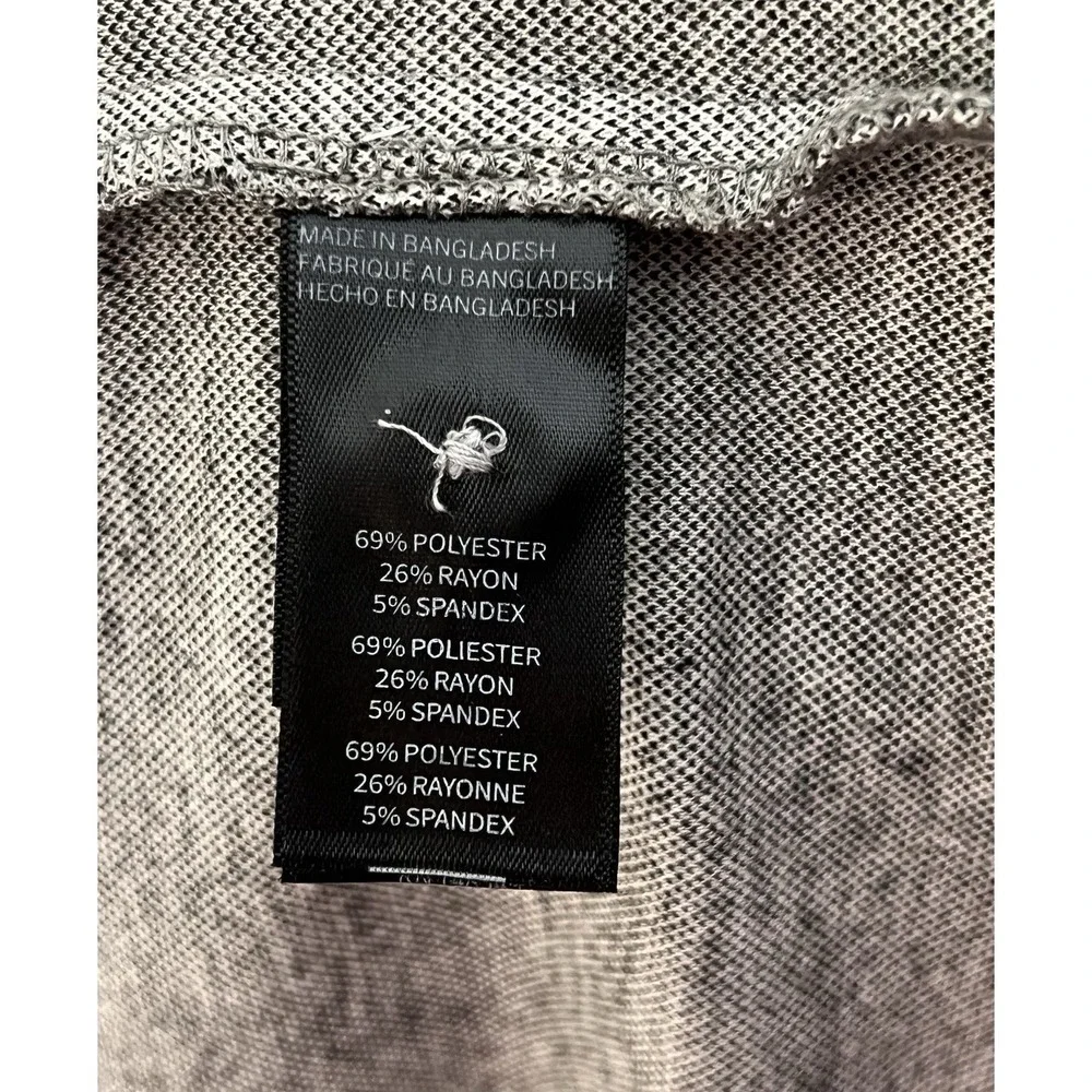 Kenneth Cole Mobility Super Soft Knit Button Up Shirt Mens Sz XL Techni-Cole New